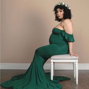 Green Maternity Dress